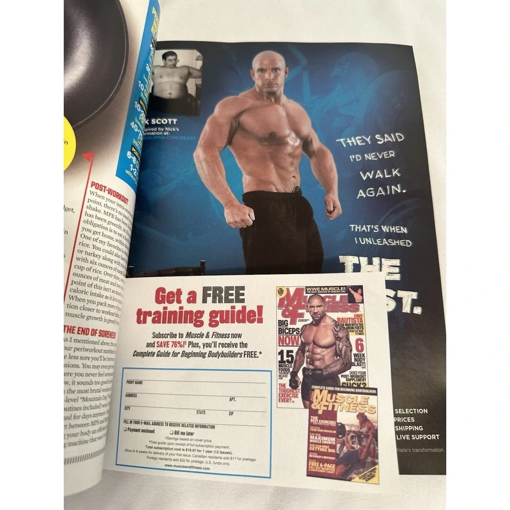 Rare Muscle & Fitness Bodybuilding Magazine W/ Bruce Lee 03-13